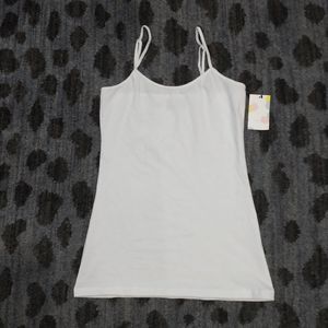 Shimera White Cotton Cami sz XS